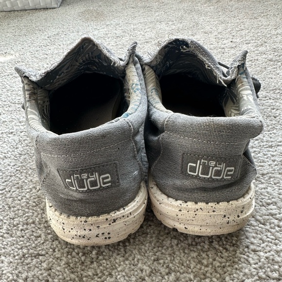 Hey Dude Wally Stretch Iron Gray Slip-On Shoes Size 11 - Picture 4 of 8